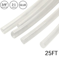 2:1 Heat Shrink Tubing Tube 3/8″ Clear Glue Waterproof Dual Wall Wires Wrap