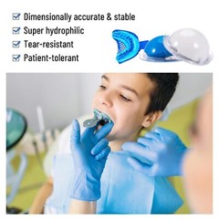 New Dental Impression Putty Fast Set 800g VPS Putty (400g Base & 400g Catalyst)