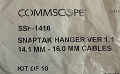 Commscope SSH-1416 SnapTak Hanger Ver 1.1, 14.1MM-16.0MM Cables Bags Of 10 NEW
