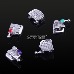 20Pc AZDENT Dental Orthodontic Bracket Metal Braces MINI MBT.022 HK345 case