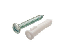 50PK EVERBILT #8-10 x 1 in. Plastic Pan-Head Combo-Drive Anchors with Screws