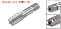G3/8-19 Pipe Thread Tap Right Hand Machine Tap HSS Uncoated Straight Flute
