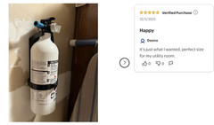Kidde Mariner PWC Marine Fire Extinguisher 2lb Class B C for Boats Watercrafts