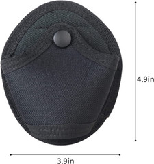 2-Packs Tactical Molle Nylon Open Top Quick Release Handcuff Holder Pouch Case