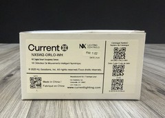 Current Lighting NXSW2-ORLO-WH NX Smart Wall Station On/Raise/Lower/Off NEW