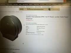 Jumbo Bath Tissue Dispenser-Update International Jumbo 9” Toilet Paper rolls