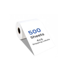 500 4″ x 6″ Direct Thermal Shipping Labels Zebra 2844 Eltron ZP450