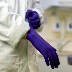 100 4mil NITRILE Disposable Blue Medical Exam Gloves Latex Powder Free S M L XL