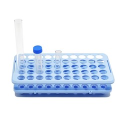 1 PCS Plastic Test Tube Rack Holder For 5ml/10ml/15ml Tubes 50 Holes 18 mm