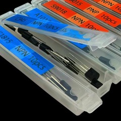 300pcs TO92 Bipolar Transistor Kit – 30 Assorted Models for Electronics Projects