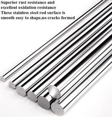 16 Inch Long 5/8 Inch 16mm Diameter 304 Stainless Steel Solid Round Rod Shaft