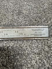 The L.S. STARRETT Co. No. 123 Inside & Outside Vernier Caliper 14”