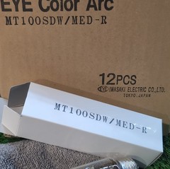 Iwasaki EYE Color Arc MT100SDW/MED-R 100W MH Bulb Base Clear E26 NOS