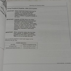 Genuine JOHN DEERE 1770NT PLANTER OPERATORS MANUAL OMA74672