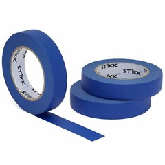3 pack 1″ inch x 60yd (24mm x 55m) STIKK Blue Painters Masking Tape