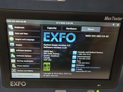 EXFO MAX 945 SM3 EA RF – SM 1310 1550 1625 nm OLTS Test with PM VFL WiFi BT