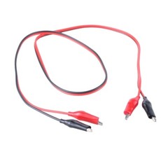 Electric Jumper Wire Power Test Cable Double Ended Alligators Clip Set
