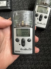 5 Unit Industrial Scientific Gas Badge Pro Carbon Monoxid CO Detector,18100060-1