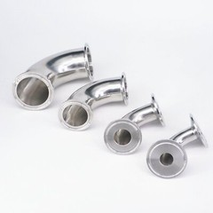 0.5″ 1.5″ 2″ Tri Clamp 90 Degree Elbow 304 Stainless Steel Sanitary Fitting