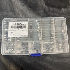 Uctronics Glass Fuse kit 0.5A – 20A amp 250 volt