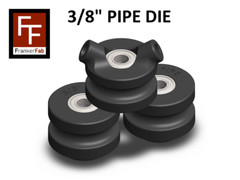 FF512 Tube Roller Dies, 3/8” PIPE (0.675″ OD) for FF512 Bender, Full Set