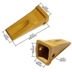 10PK 1U3302 1U-3302 Bucket Teeth w/ 9J2308 Pins, 8E6259 Retainer For J300 Tooth