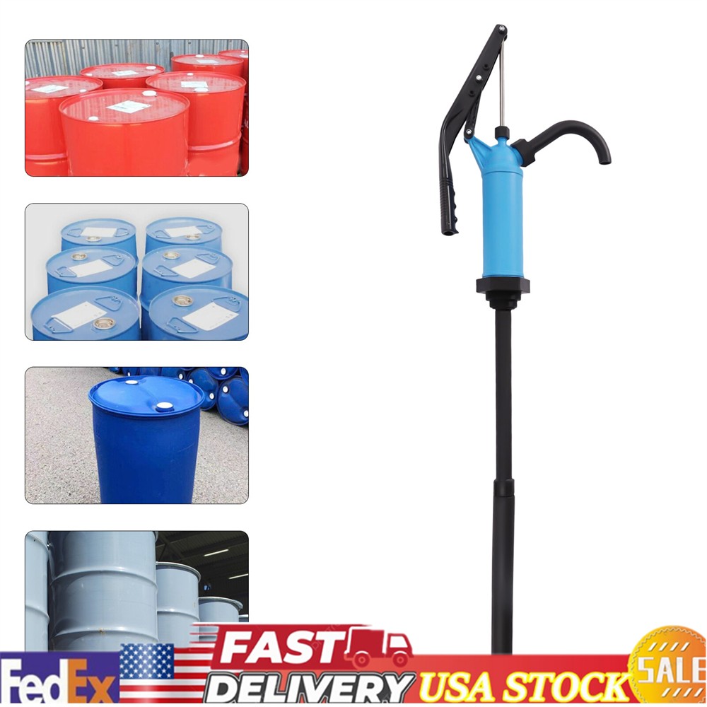 Lever Action Barrel Pump 55 Gallon Drum Pump for Chemicals Corrosive Liquids