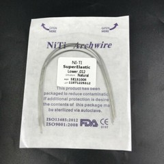 100pcs Dental Orthodontic Super Elastic Niti Arch Wire Round Ovoid/Natural Form