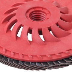 10 PCS 4-1/2″ x 7/8″ 80 Grits Type 29 Ceramic Grain Flap Sanding Discs