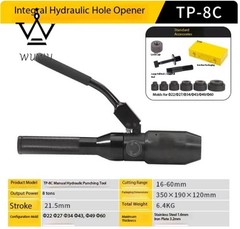 TP-8C Integral Hydraulic Hole Opener Manual Punching with Burr-Free Finish