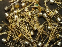 Vintage Gold Plated Transistors, See List, Most Mil-Spec, 100% Guaranteed & NOS