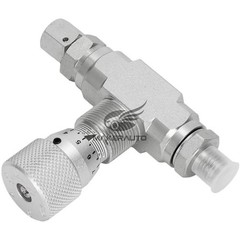 3/8″ L08 -Hydraulic Flow Control Valve – STB-G3/8 – Fit Mini Excavator USA