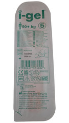 Intersurgical i-gel Supraglottic Airway Size 5 Large Adult 90+ kg REF 8205000