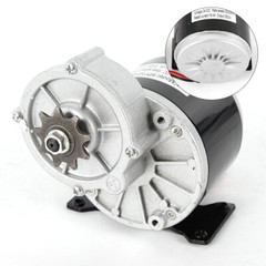 350w 24v 2 Poles Brushed Motor Electric Vehicle Geared Motor Decelerate Motor