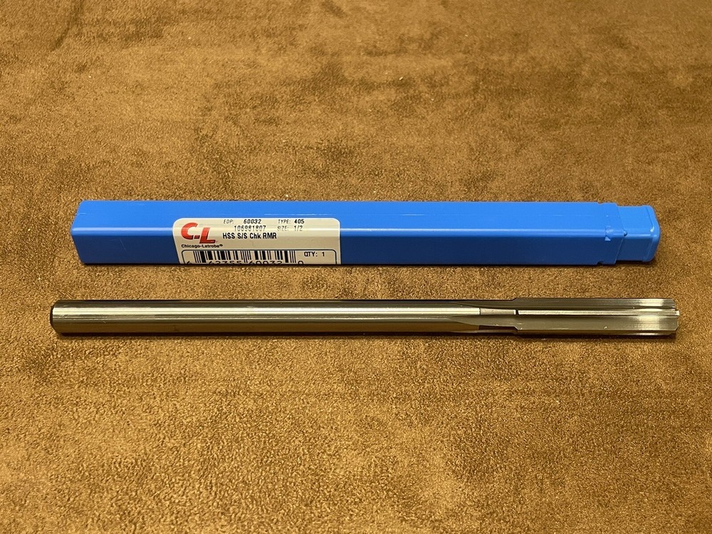 1/2 HSS S/S Chucking Reamer 60032 405 New