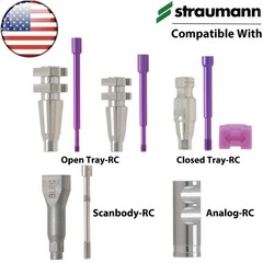 US Impression Coping Transfer For Straumann ITI Implant Open Closed Tray NC RC