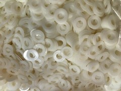 Plastic FLAT WASHER for 12mm screw bolt NYLON SPACER 12 mm 25mm OD X 1.5 mm