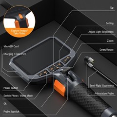 TwoWay Articulating Automotive Borescope Camera