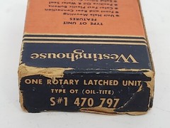 WESTINGHOUSE 1-470-797 ROTARY LATCH TYPE OT CONTROL ACCESSORIES (LOT OF 3) NIB