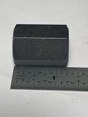 (2)High Hex Nut: 1/2-13 Carbon Steel Black Oxide Deep, Thick, Long Nut (26JN179)