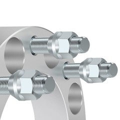 1.5 Inch Wheel Spacers 8 Lug 14×1.5 Studs 125 Bore 2PCS 8×170 Adapters