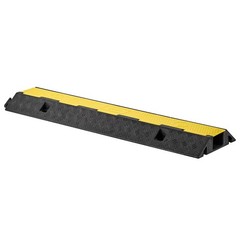 VEVOR Cable Protector Ramp Rubber Cord Cover 22000 lbs/axle Capacity 1 Channel
