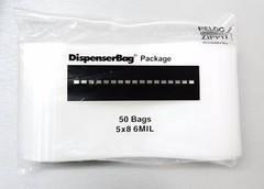 50 Reloc Zippit Bags 5×8 Heavy Duty 6 Mil Thick Strong Reclosable Clear 5″ x 8″
