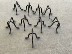 Sandbaggy 2″ Metal Rebar Support Chairs – Plastic Dipped Legs – Rebar #3 to #5