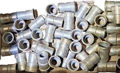 (QTY:100) AUVECO 6-32 NUTSERT INSERT 6/32 HOLE STEEL TIN PLATED GRIP 0.030″MIN
