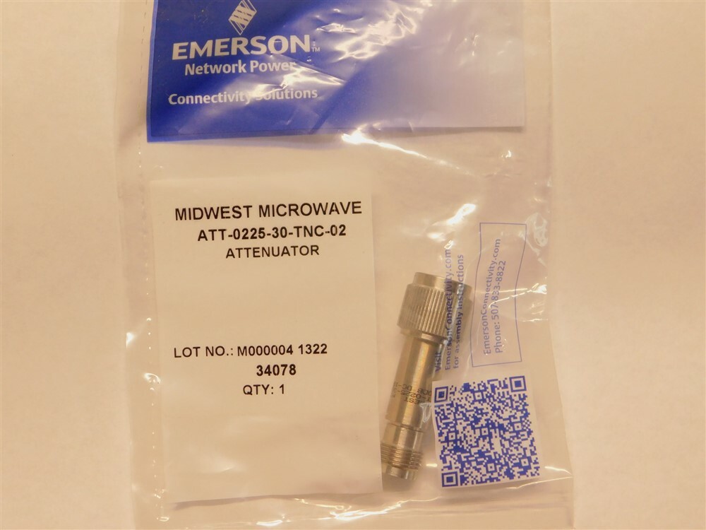 Midwest Microwave ATT-0225-30-TNC-02 30dB DC-18GHz 2W TNC M -TNC FM Attenuator