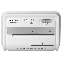AU860MB Aurora High-Security 8-Sheet Micro-Cut Paper, CD/DVD Shredder