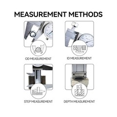 0-6″ Imperial Calipers; 4 Way DIAL Caliper 0.001″ Shock Proof – Stainless Steel