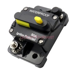 Circuit Breaker Reset 50AMP 12V DC Car Auto Marine Stereo Audio FuseInverter