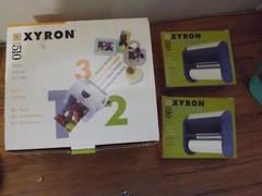 NEW XRYON 510 machine DIY sticker labels magnets laminating machine + 2 refills